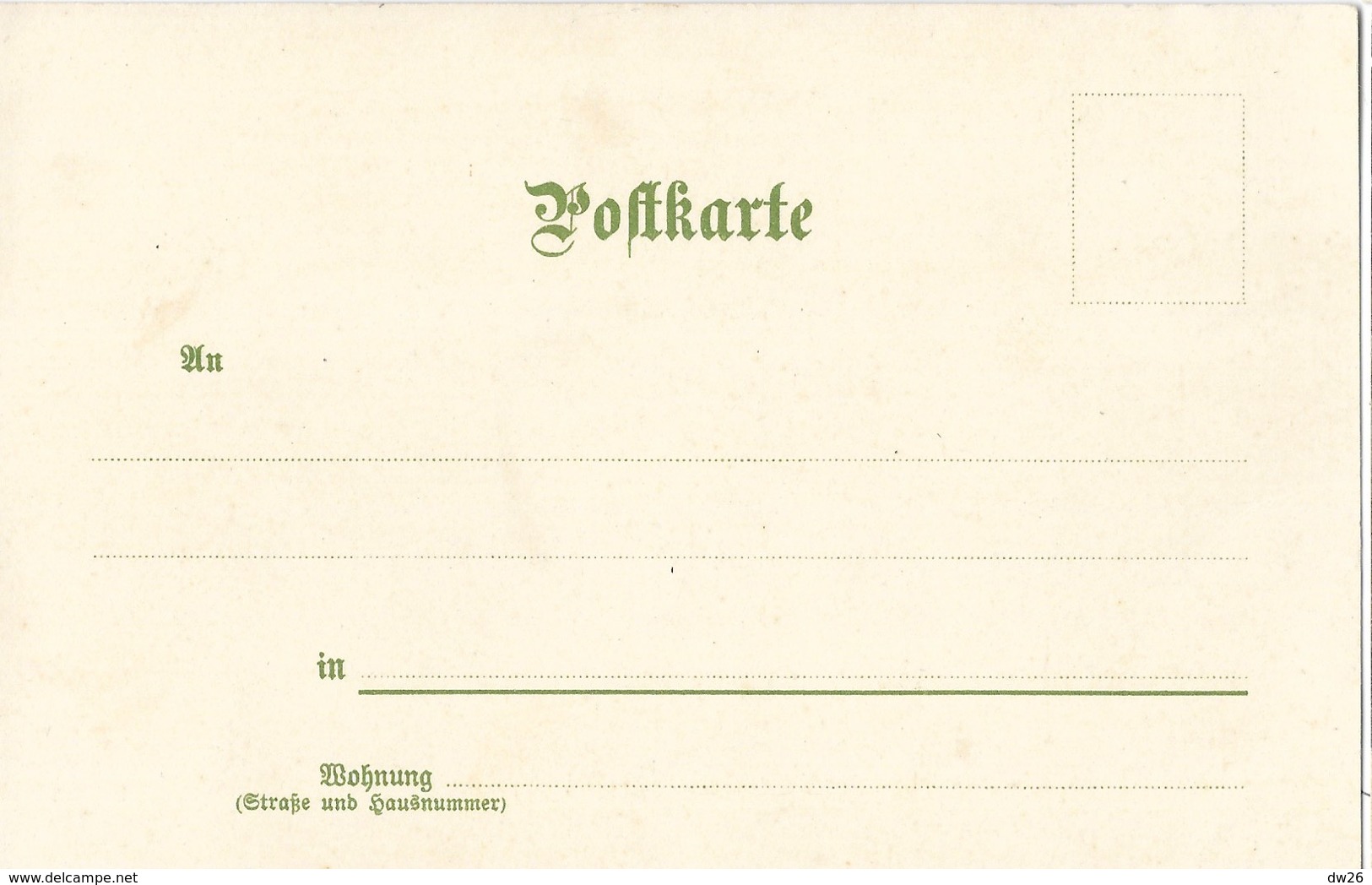 Illustration T. Guggenberger -  Monatsgruß Série II - Mois Juin (Juni) Carte Dos Simple - Guggenberger, T.