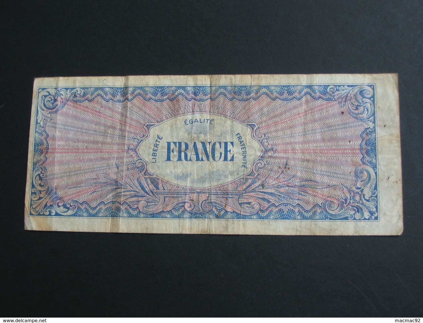 100 Francs - FRANCE - Série 5 - Billet Du Débarquement - 4 Juin 1945 **** EN ACHAT IMMEDIAT **** - 1945 Verso France