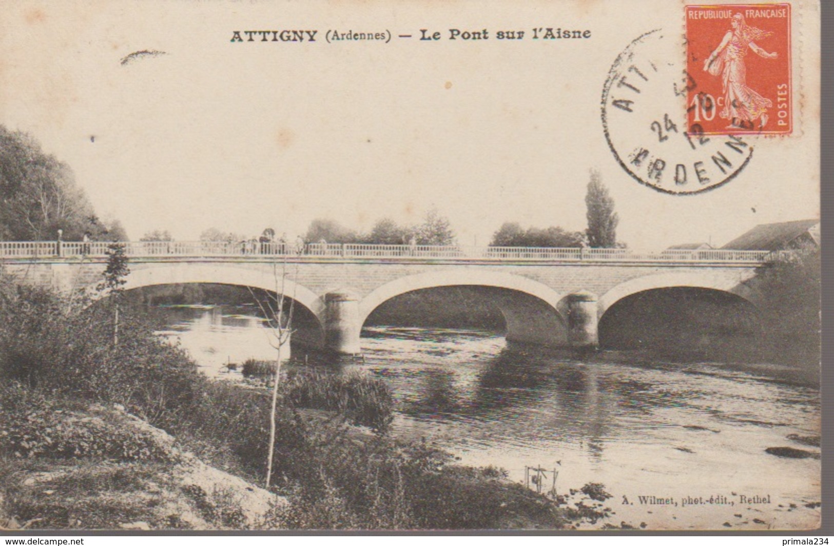 ATTIGNY - LE PONT SUR L AISNE - Attigny