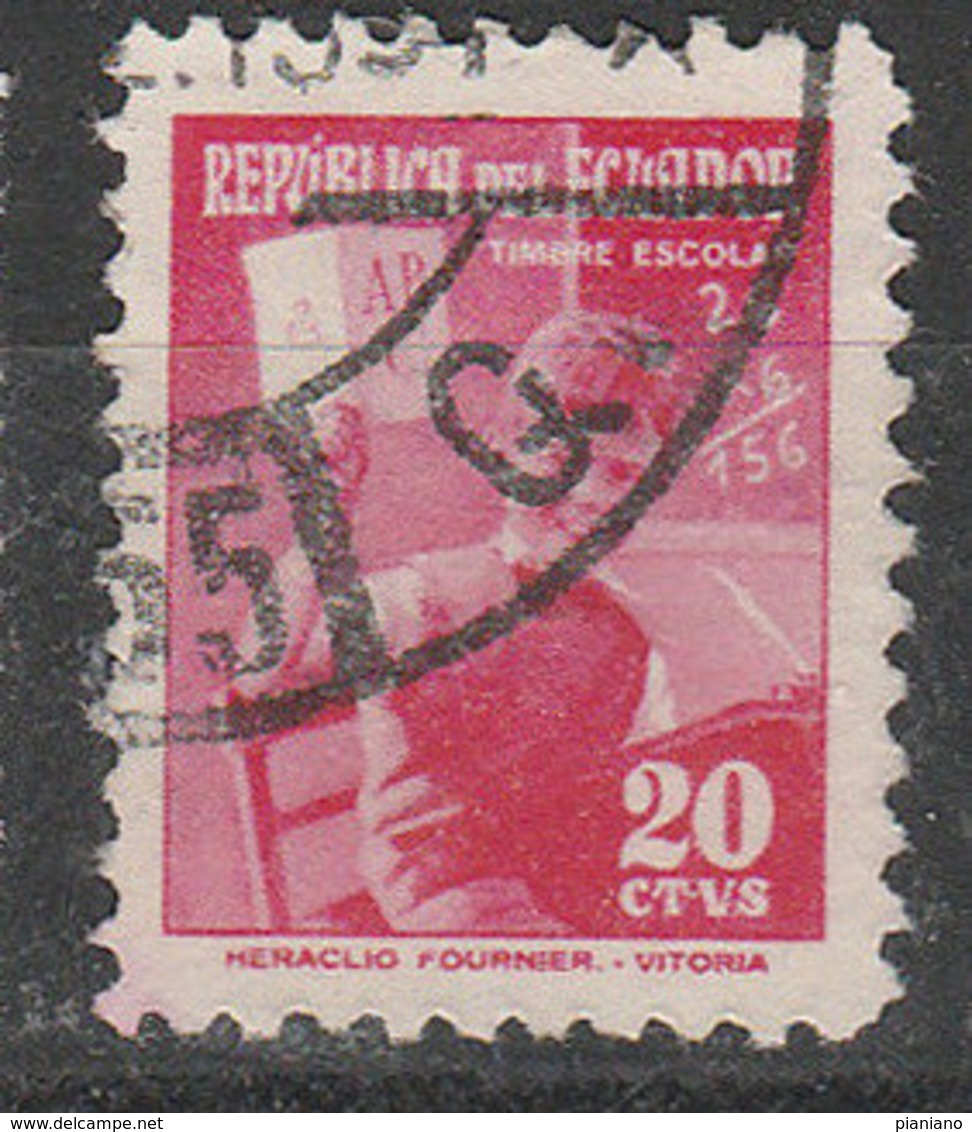 PIA - ECUADOR  - 1954 : In Favore Dello Sviluppo E Dell'istruzione -  (Yv 587) - Ecuador