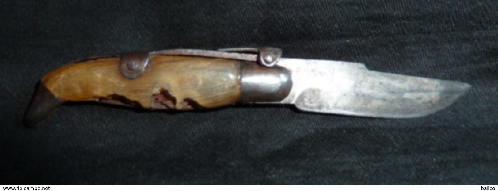 Petit Couteau Ancien à Crans-d'arrêt, Vendetta - 1 Lame - Messen