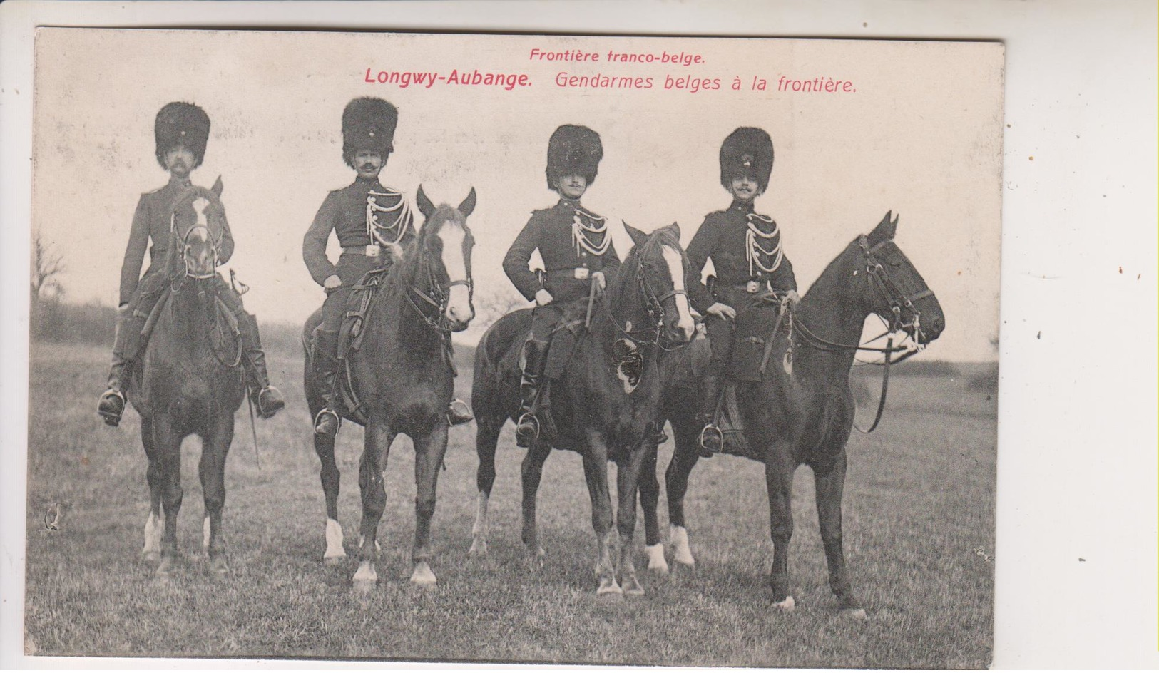 Sp- 54 - LONGWY - AUBANGE - Gendarmes Belges A La Frontiere - Longwy