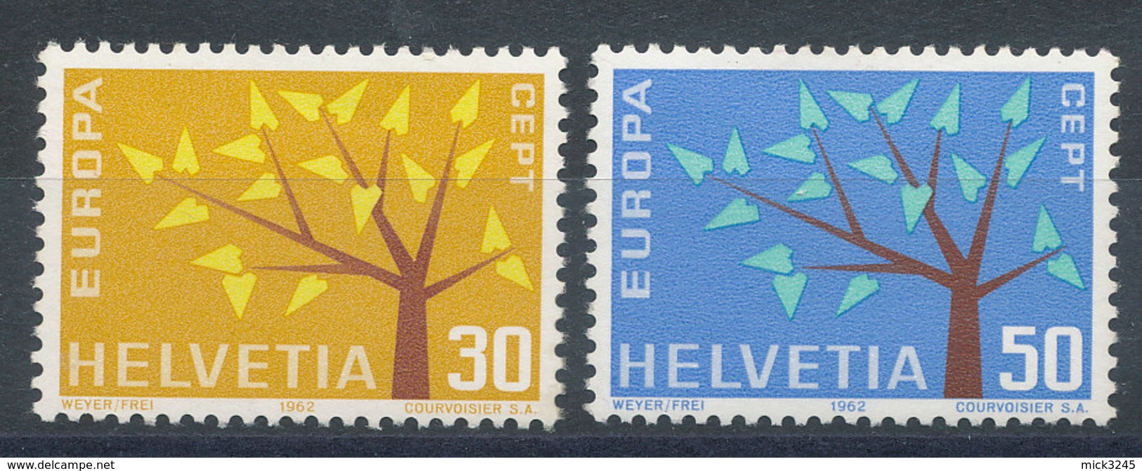 Suisse N°698 Et 699** Europa 1962 - Nuevos