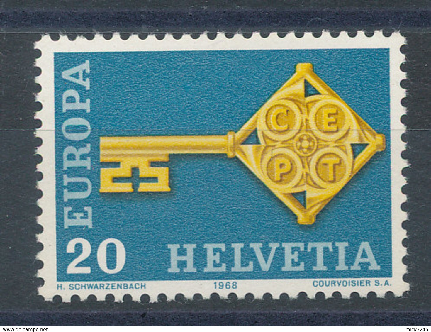 Suisse N°806** Europa 1968 - Unused Stamps