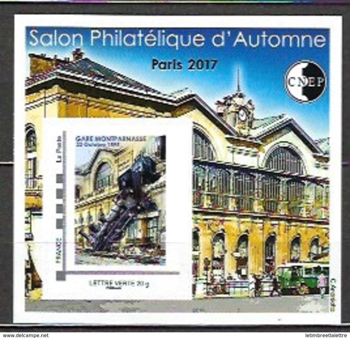 France - Bloc CNEP 2017 - N° 76 ** - Salon Philatélique D' Automne - Gare Montparnasse - - CNEP