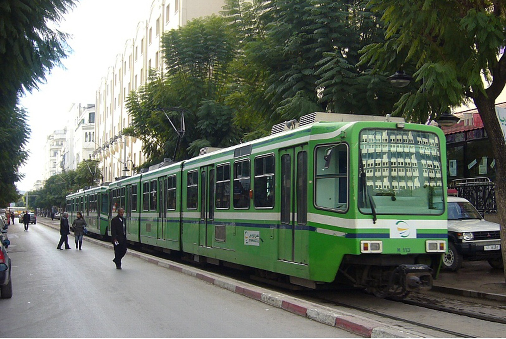 Tunis (Tunisie)  Tramway De Tunis - Décembre 2005 - Rame M.113 (Siemens Type Hanovre) - Tunisie