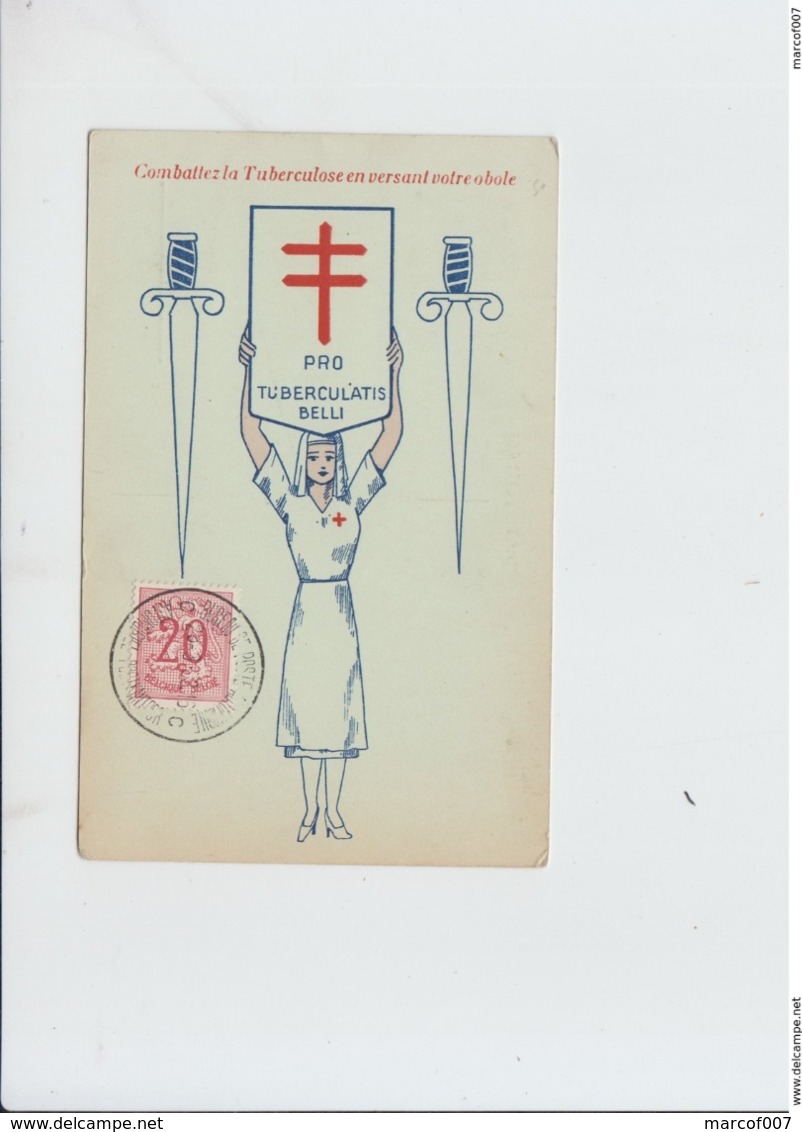 CPA CROIX ROUGE - TUBERCULOSE -  BELGIQUE 1953 - Croix-Rouge