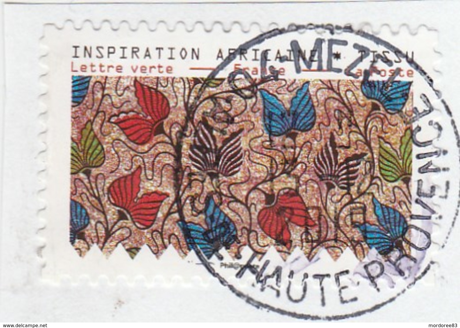 FRANCE 2019 ISSU CARNET INSPIRATION AFRICAINE TISSUS YT 1658 OBLITER A DATE - Oblitérés