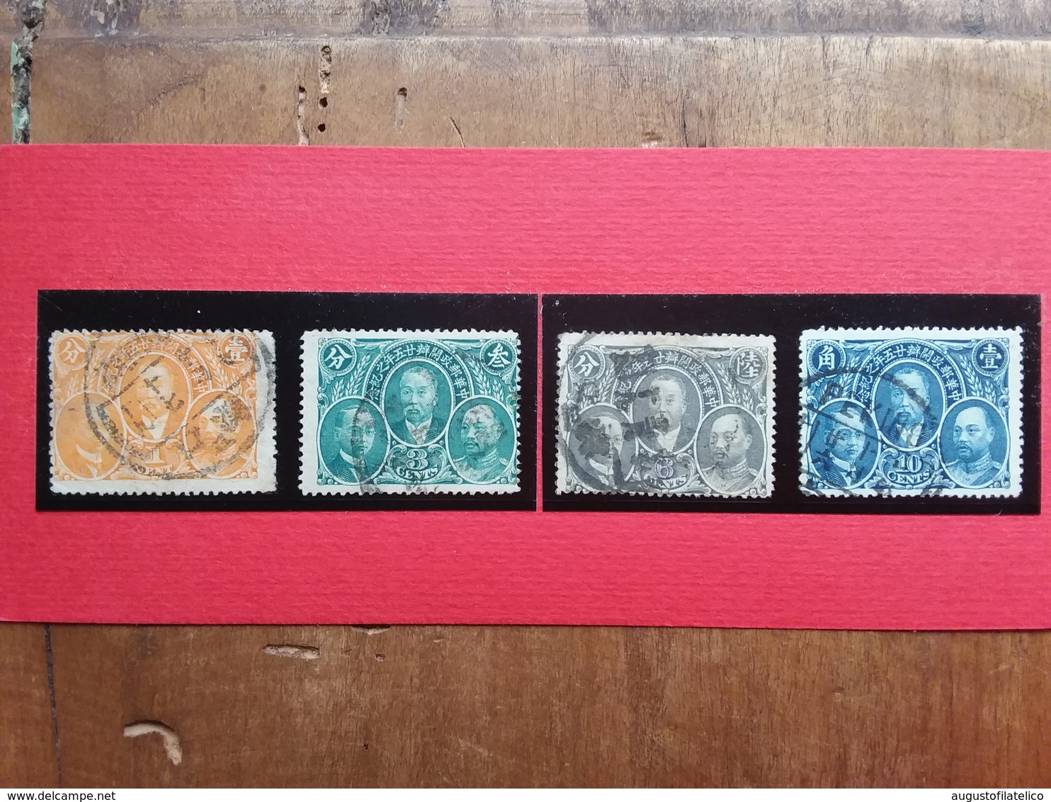 CINA 1921 - 25° Anniversario Poste - Serie Completa Timbrata + Spese Postali - 1912-1949 Republik
