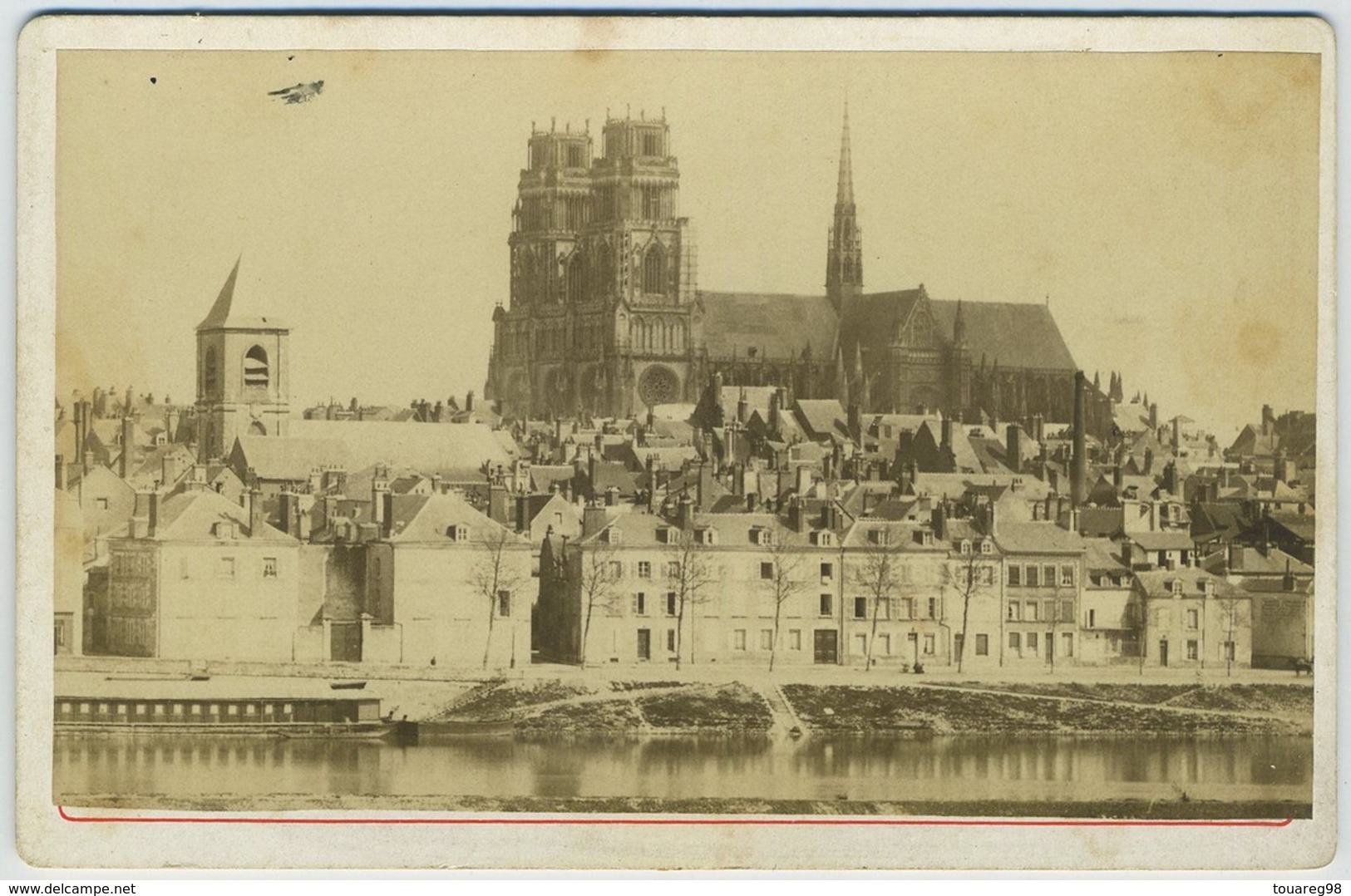 Orléans. Vue Prise De La Rive Gauche De La Loire. Cathédrale. 1883. - Anciennes (Av. 1900)