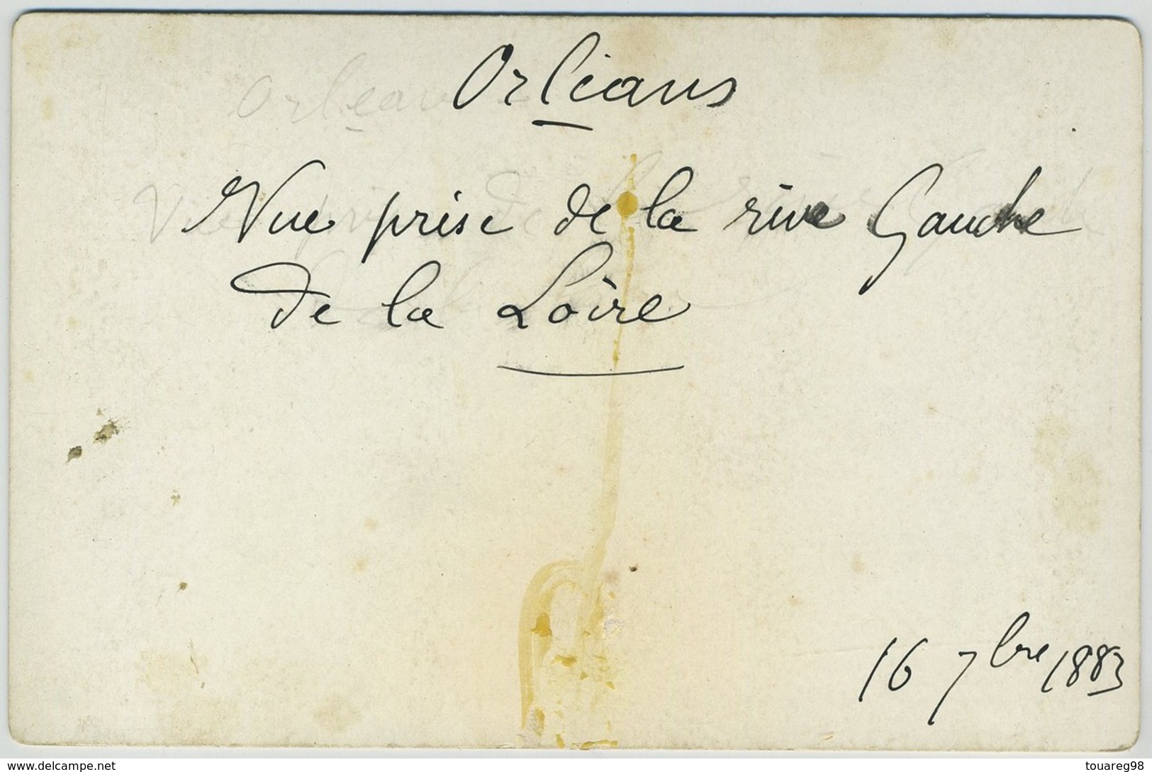 Orléans. Vue Prise De La Rive Gauche De La Loire. Cathédrale. 1883. - Anciennes (Av. 1900)