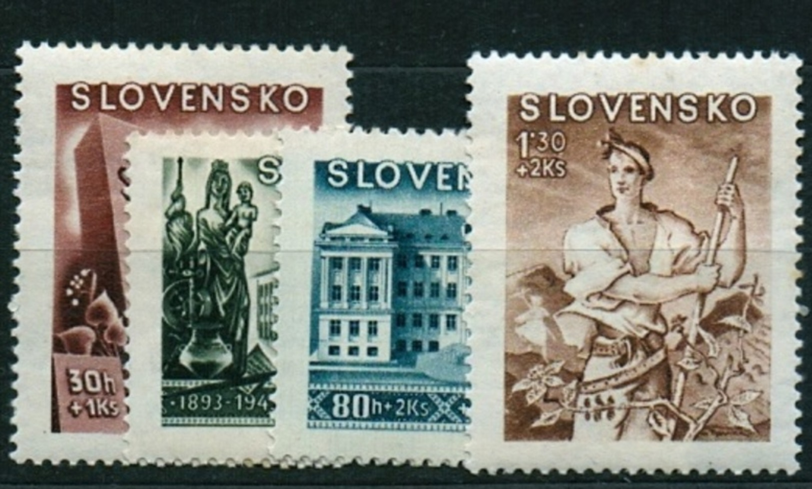 Slovakia 1943 Michel: 128-131 ** MNH - Ungebraucht