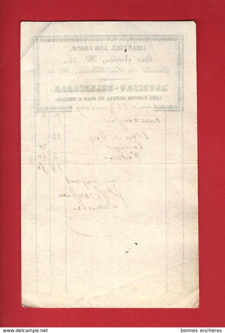 1829 PARIS VIE QUOTIDIENNE CHANTIER DES LIONS ROUSSEAU BELLESALLE Bois à Bruler Rue Amelon  Avec Signature - 1800 – 1899