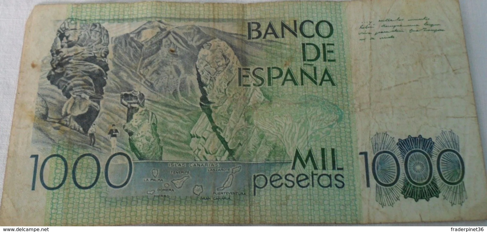 Billet Espagne Pesetas Madrid 23 De Octubre De 1979 - N° 4S5866710 Billet De 1000 Pesetas De Colletion - - [ 9] Verzamelingen