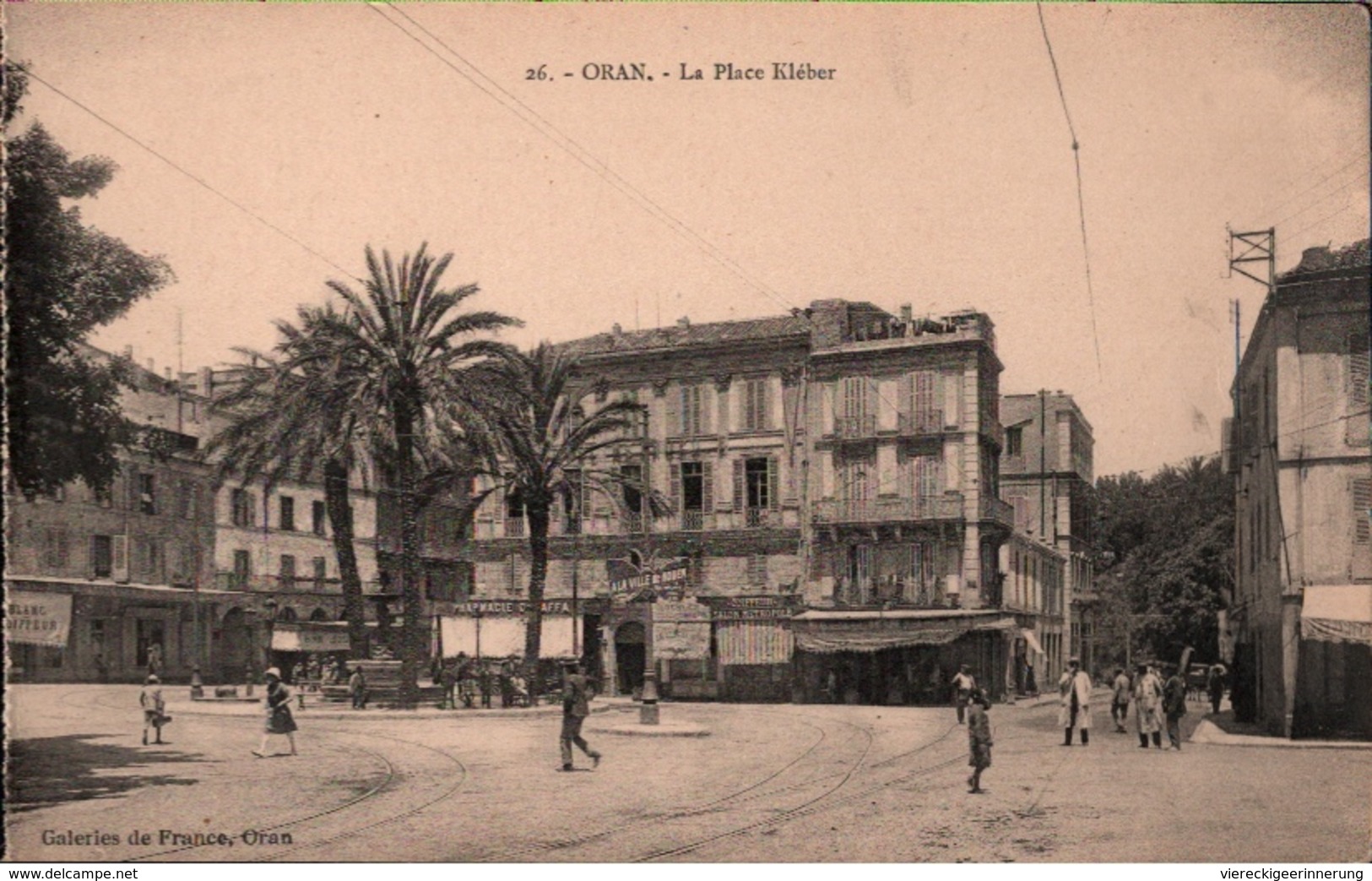 ! Alte Ansichtskarte Aus Oran, Place Kleber, Algeria - Oran