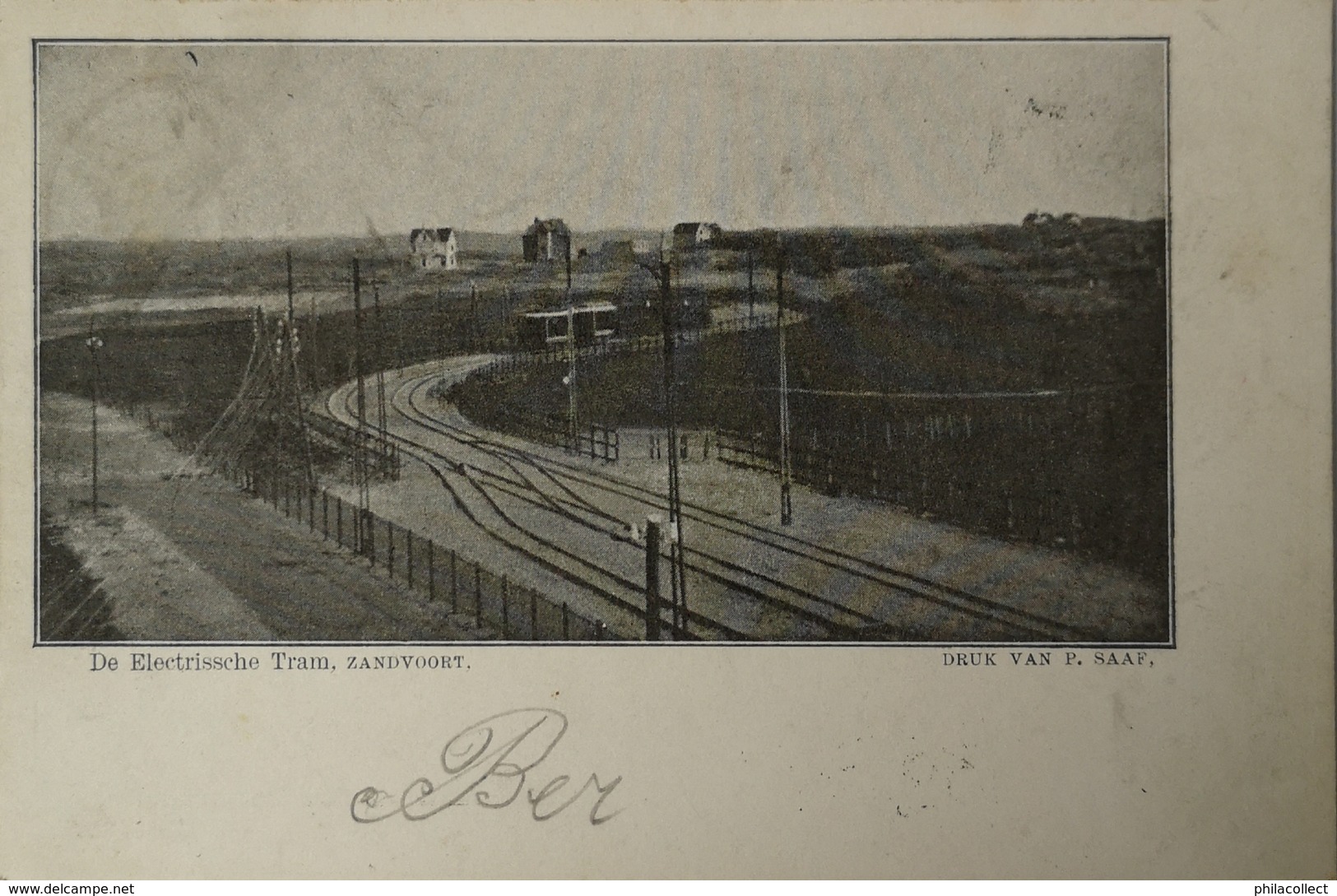 Zandvoort // De Electrische Tram In De Duinen 1901 - Zandvoort