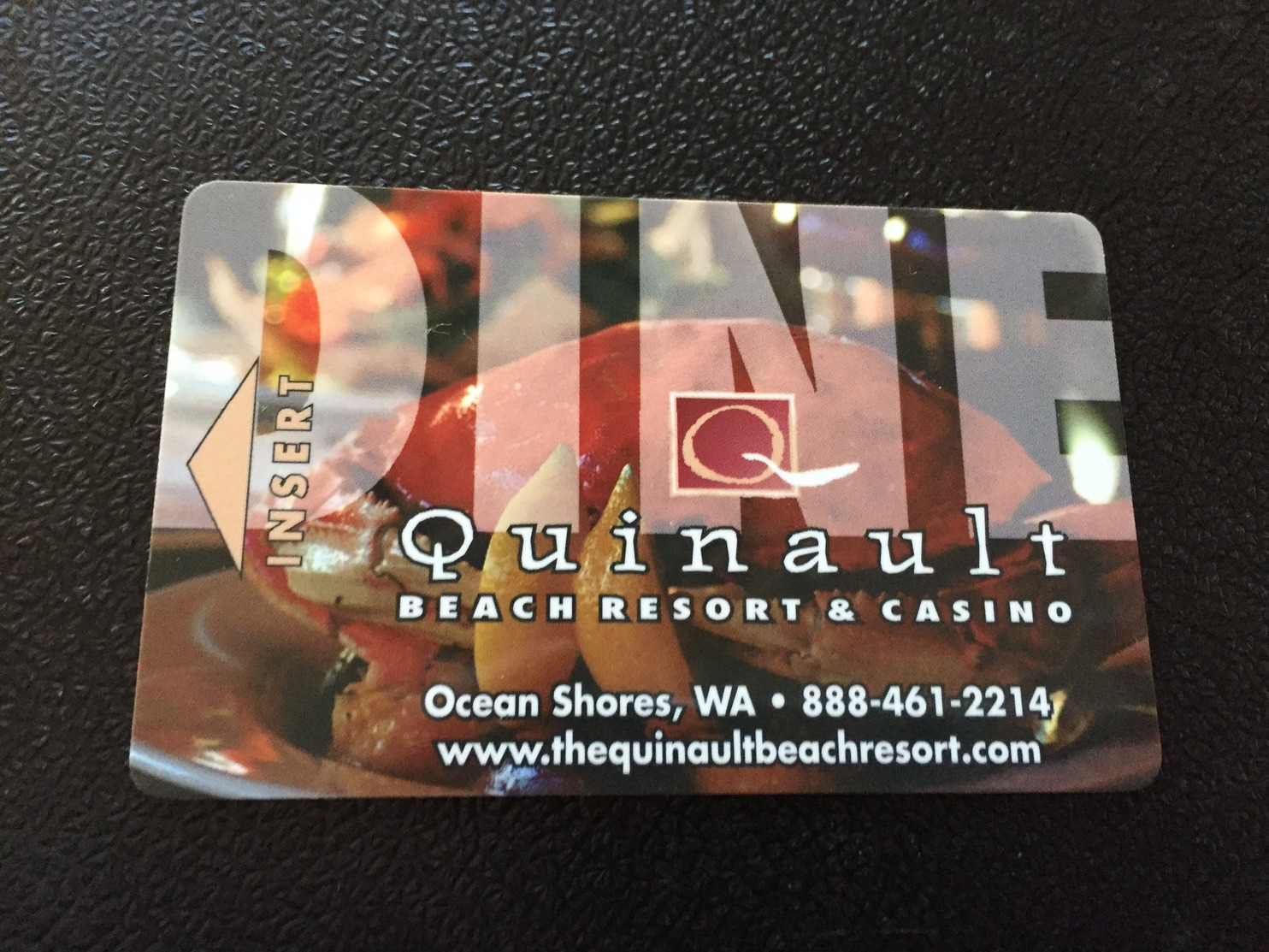 Hotelkarte Room Key Keycard Clef De Hotel Tarjeta Hotel  QUINAULT BEACH RESORT & CASINO OCEAN SHORES - Ohne Zuordnung