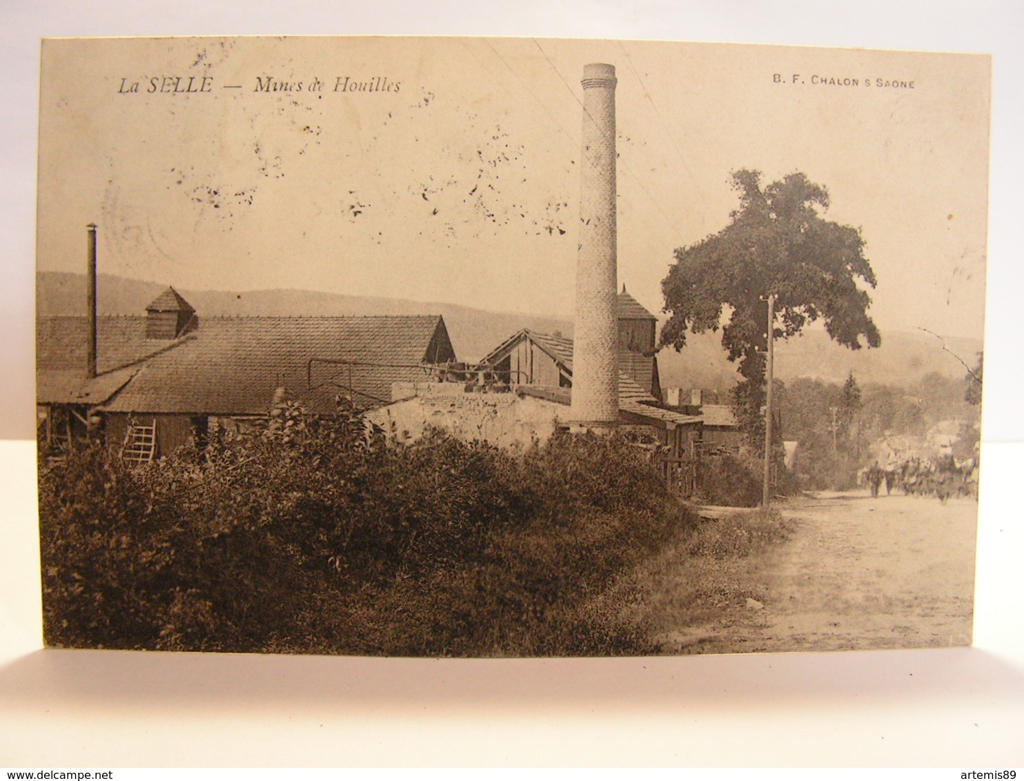 CPA 71 SAONE ET LOIRE LA SELLE EN MORVAN MINES DE HOUILLES 414 - Altri & Non Classificati