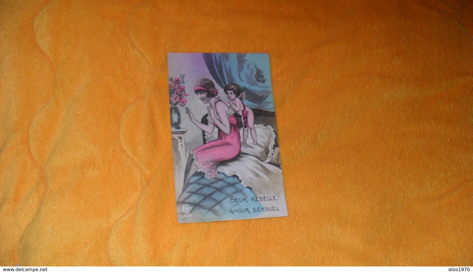 CARTE POSTALE ANCIENNE NON CIRCULEE DATE ?.../ COEUR REBELLE AMOUR SENSUEL...CEKO 2096.. - Donne