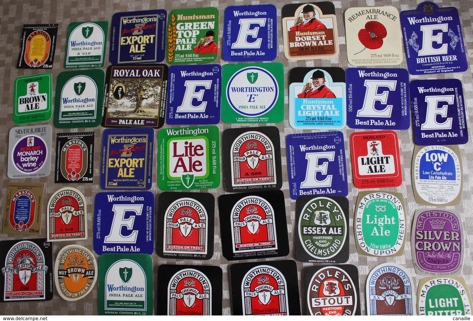 G-3 / Étiquettes,Beerlabel,Bieretiket / Lot De 75 Différentes Etiquettes,  Lot Of 75 Different Labels, England - Bière