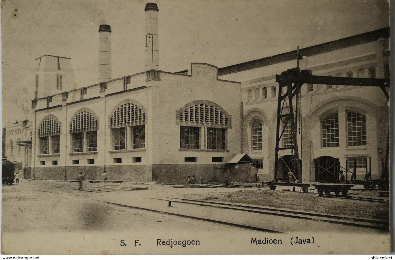 Indonesia - Ned. Indie / Madioen - Madiun (Java) S. F. (Sugar Factory)?) Redjoagoen 19?? - Indonesien