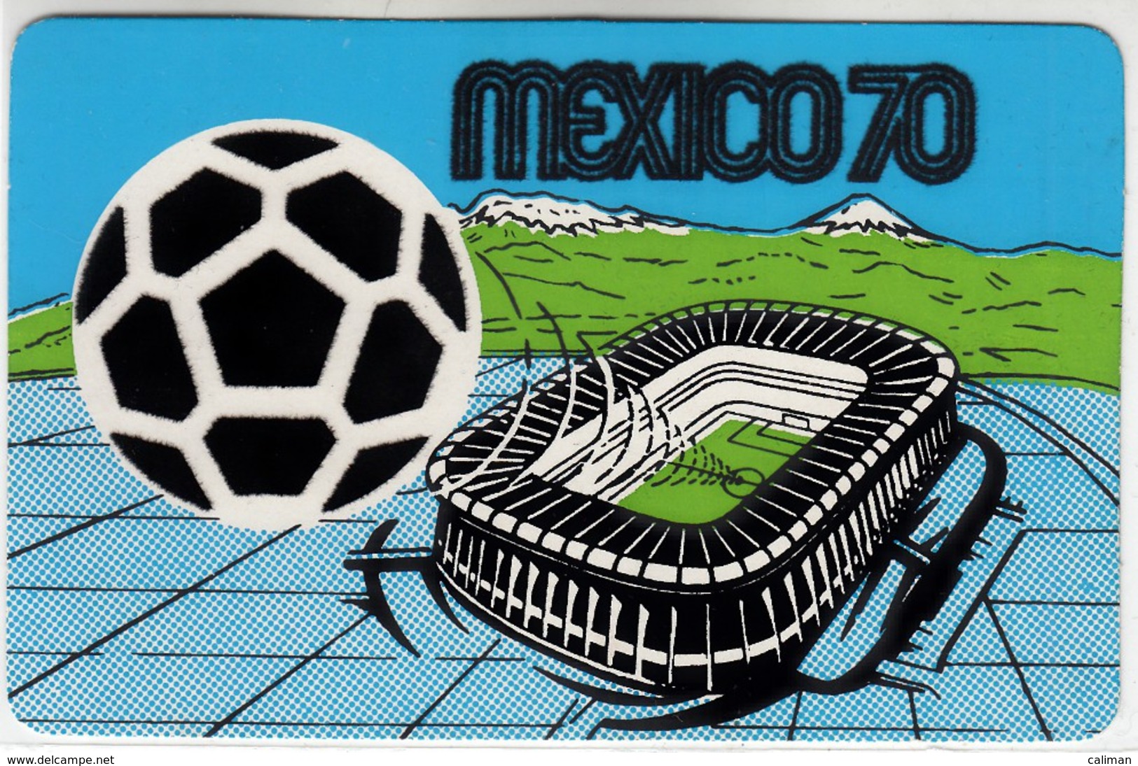 CALCIO FOOTBALL SOCCER MEXICO 70 - CARTOLINA ORIGINALE NON SPEDITA - Football