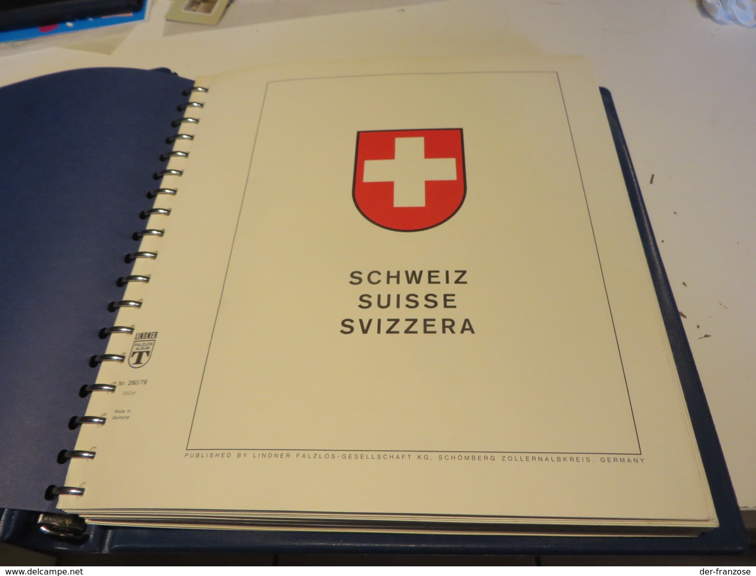 S C H W E I Z  1960 Bis 1983  Posten  O /  ** / MARKEN Auf LINDNER -T- FALZLOS - VORDRUCKTEX  Im RINGBINDER - Sammlungen (im Alben)