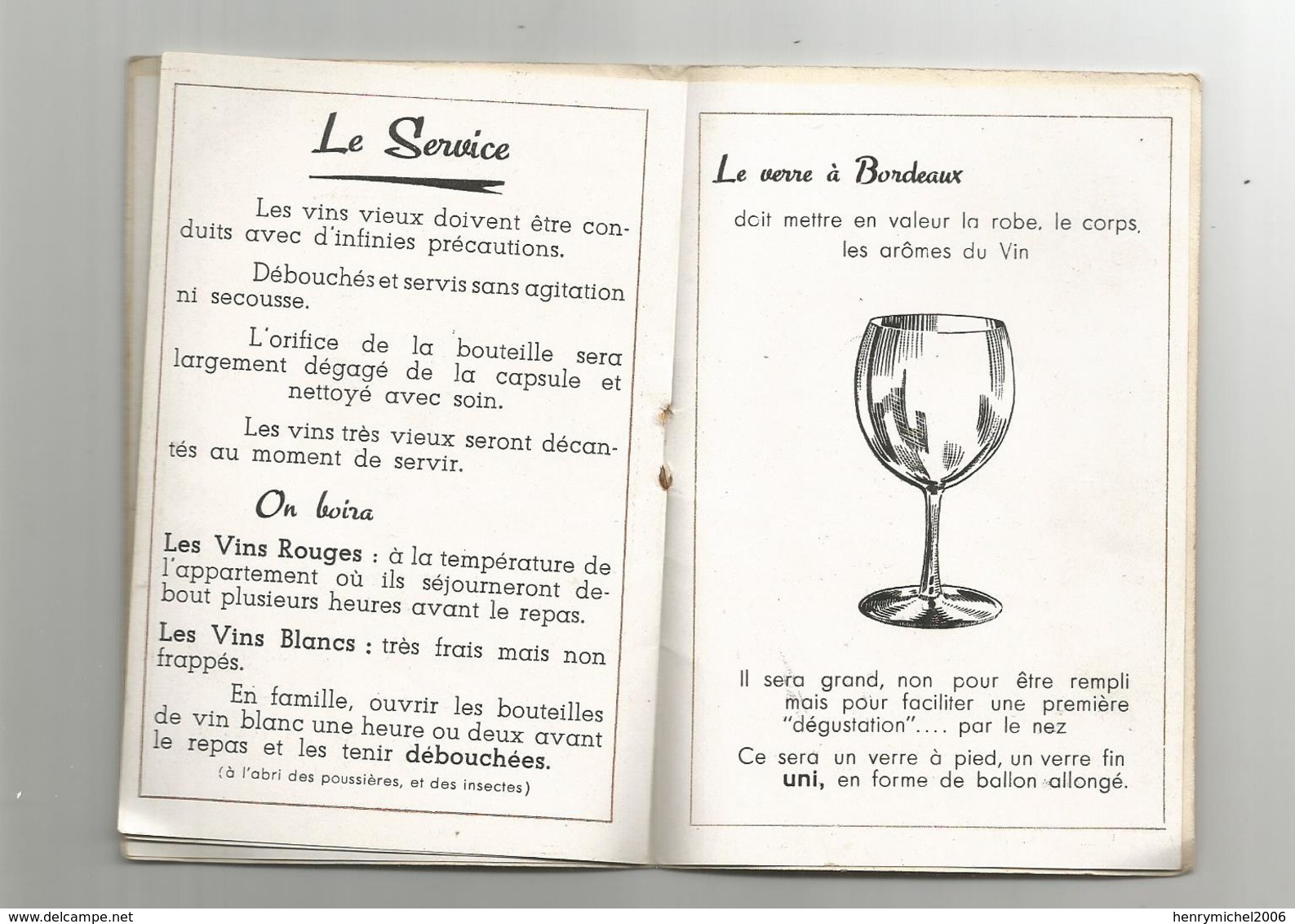 Petit Livret Les Vins De Bordeaux 33 Gironde De Clémenceau Courtier 6x12 Cm - Aquitaine