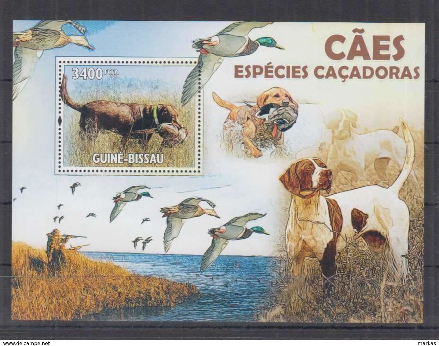 I326. Guine-Bissau - MNH - 2009 - Nature - Fauna -Pets - Dogs - Bl - Sonstige & Ohne Zuordnung