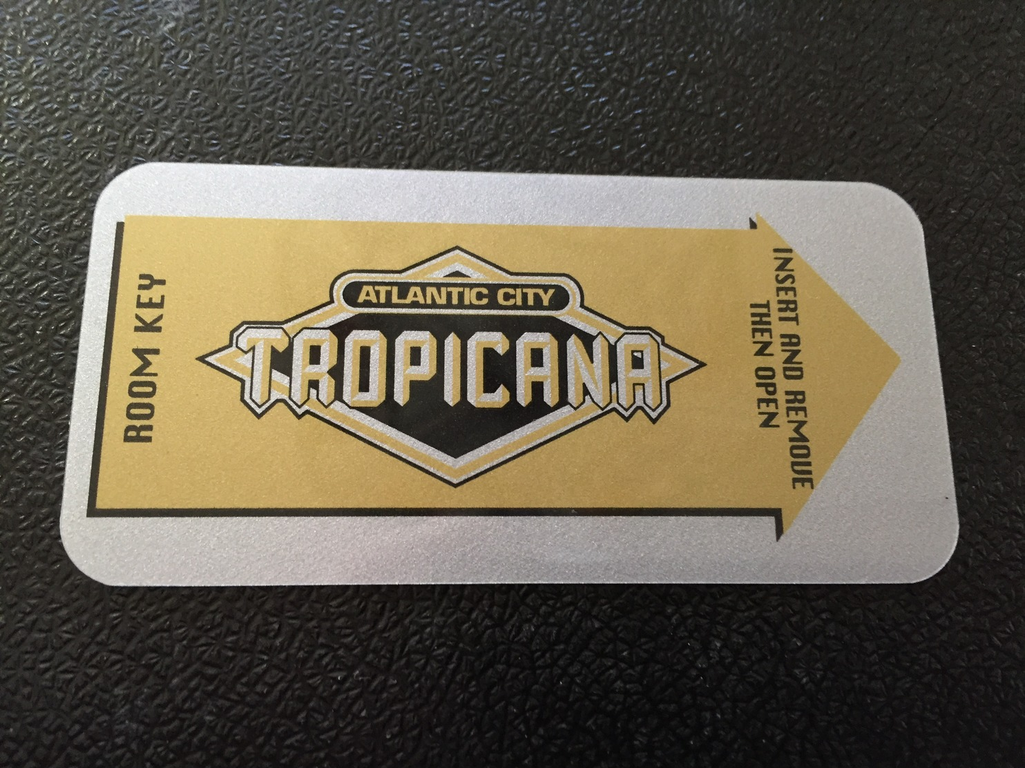 Hotelkarte Room Key Keycard Clef De Hotel Tarjeta Hotel   TROPICANA  ATLANTIC CITY  CASINO RESORT - Ohne Zuordnung