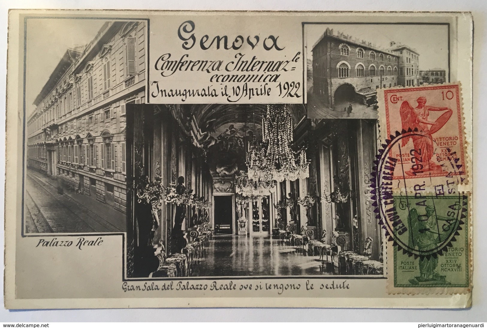 134 Genova - Conferenza Internazionale Economica Inaugurata Il 10 Aprile 1922 - Genova