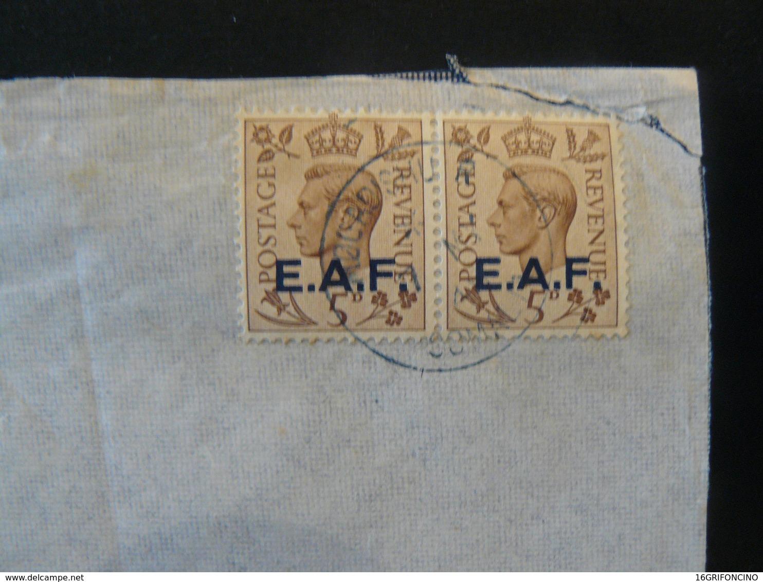 E.A.F _OCCUPAZIONE ANGLO AMERICANA DELLA SOMALIA _ 2 FRANCOBOLLI DA 5 D _d ' ALTO VALORE ( 2 X 200 ) - Somalie