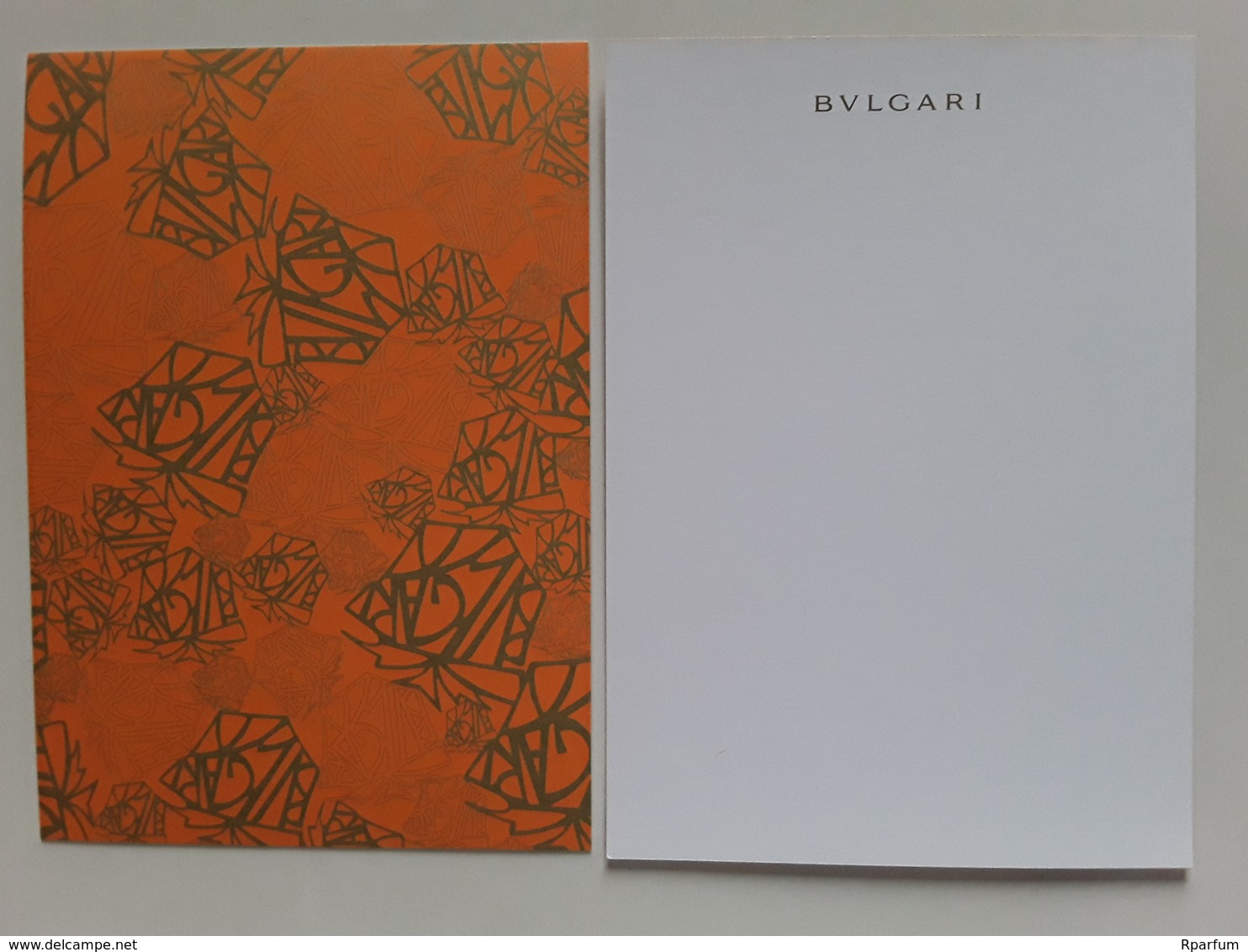 BULGARI   "Jolie Carte Cadeau  " Photo R/V - Modernes (à Partir De 1961)