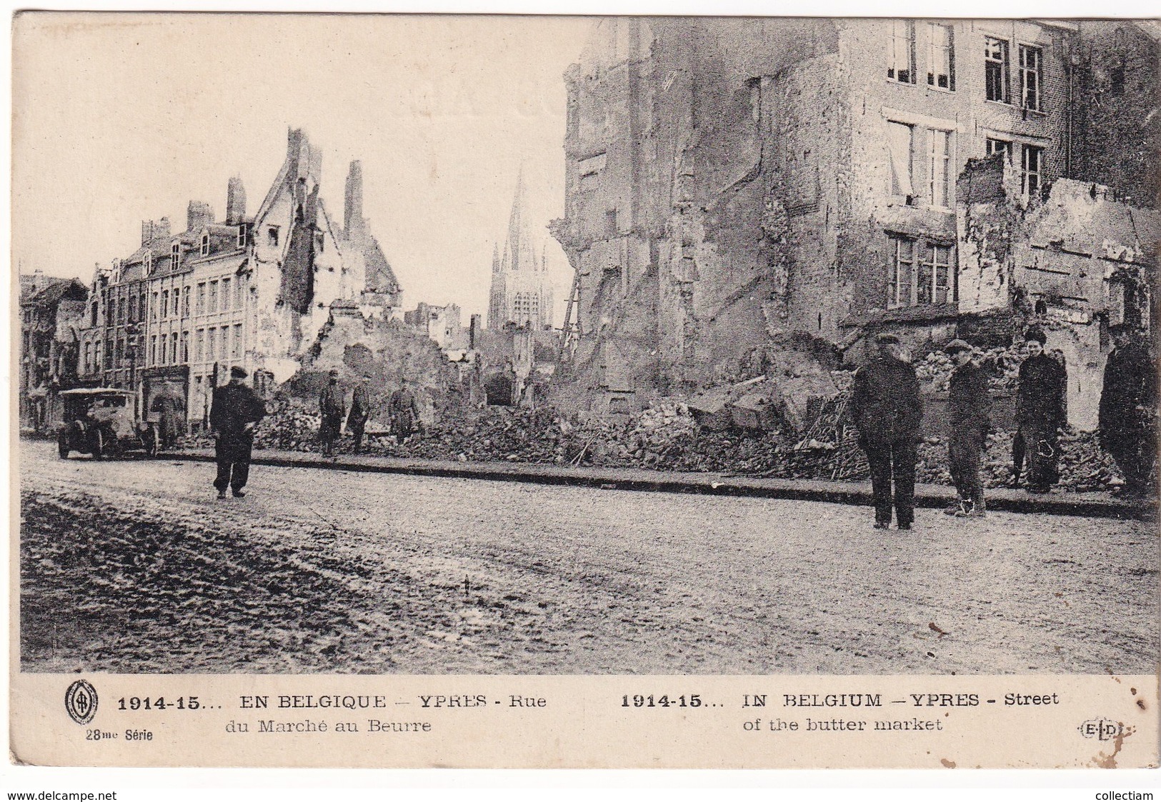 YPRES (1917) - Rue Du Marché Au Beurre - Ieper