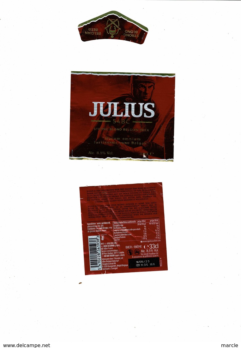 JULIUS 33cl Brij. Inbev France - Bière