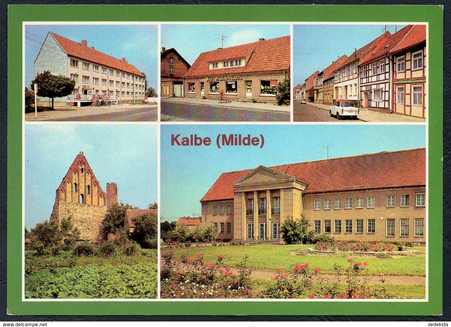 D0640 - TOP Kalbe Kulturhaus Konsum - Bild Und Heimat Reichenbach - Kalbe