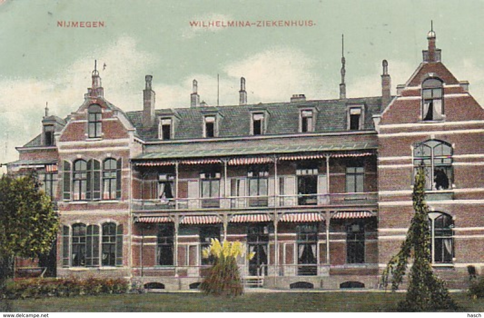 477041Nijmegen, Wilhelmina Ziekenhuis. -1913.(zie Hoeken En Randen) - Nijmegen