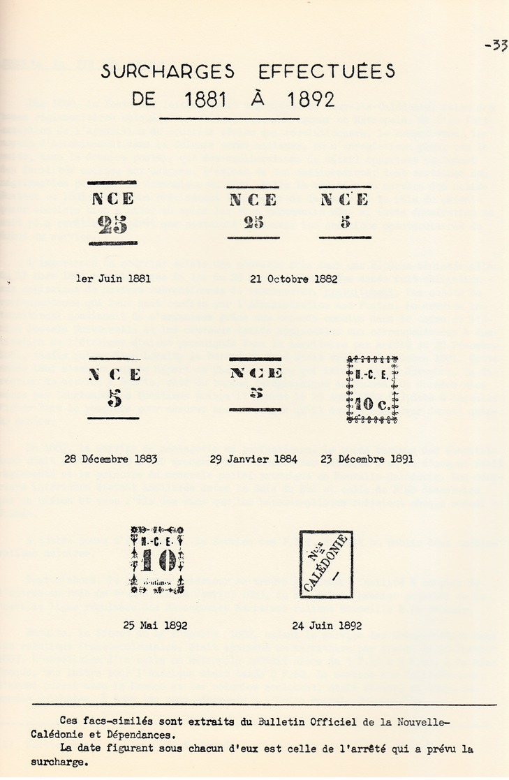 Kling, Georges - Histoire des Postes en Nouvelle-Calédonie et Dépendances (1962)