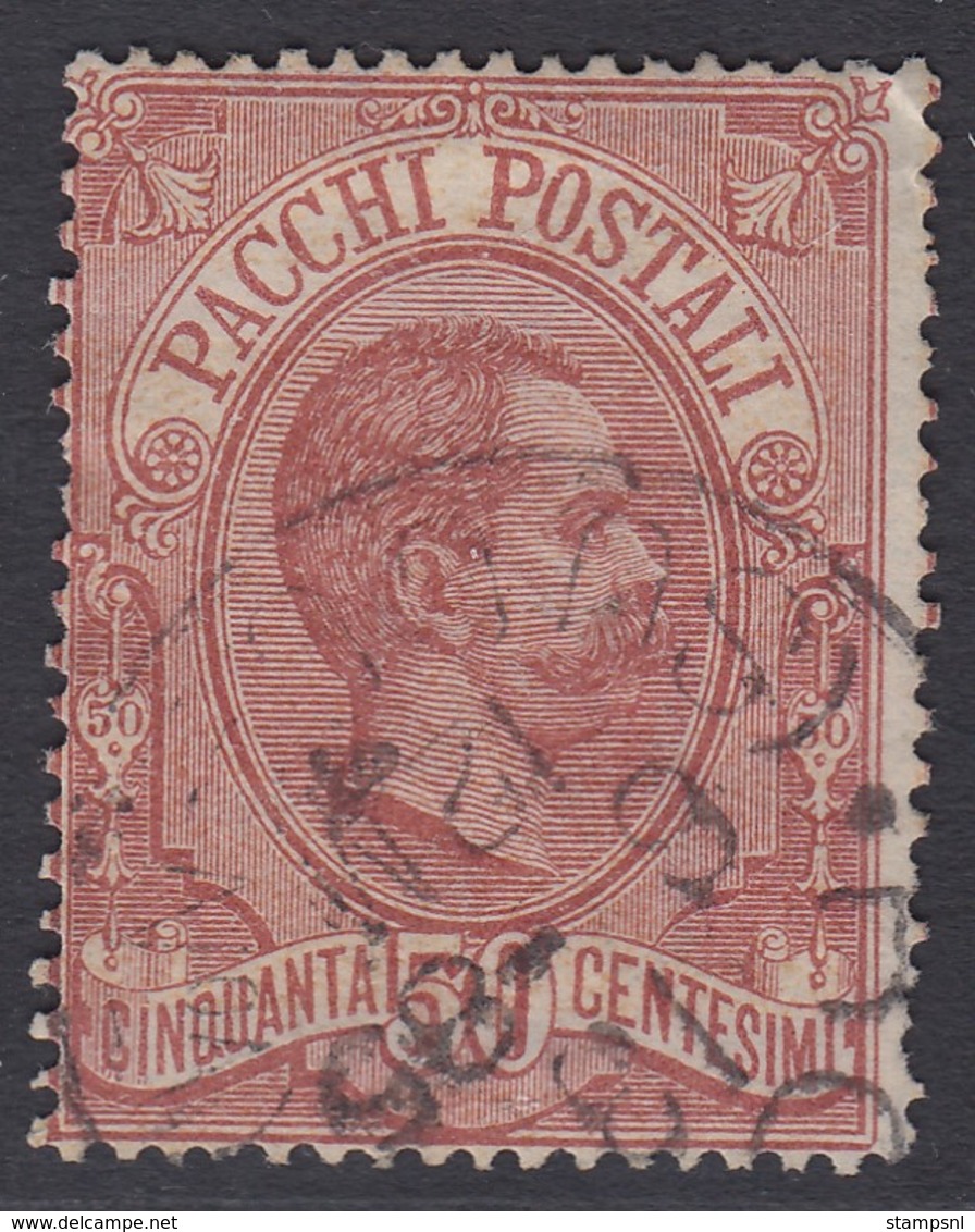 Italy - 1884-86 - 50c Yv.CP3 - Used - Postal Parcels