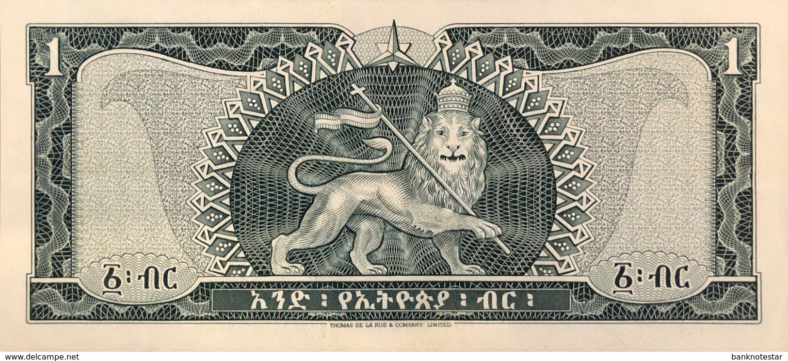 Ethiopia 1 Dollar, P-25 (1966) - EF/XF+ - Aethiopien