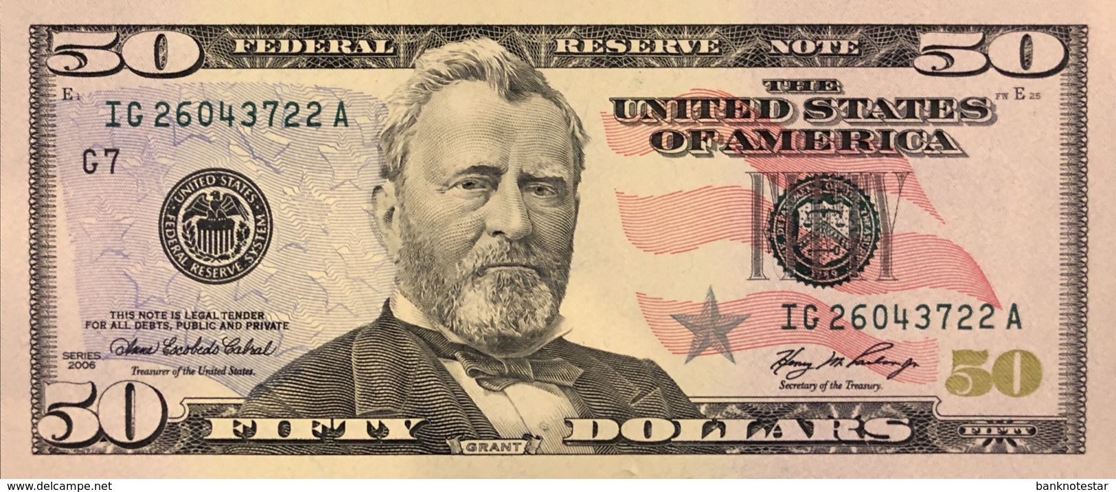 USA 50 Dollars, P-527 (2006) - UNC - Chicago Issue - Billets De La Federal Reserve (1928-...)