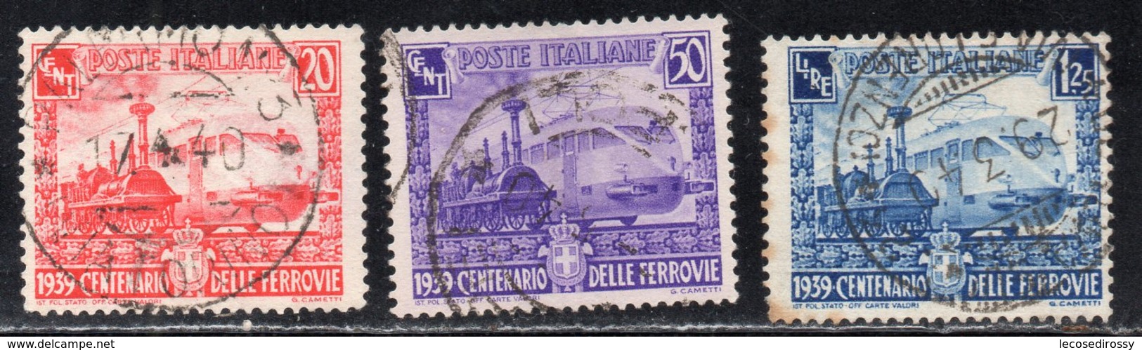 Rox 1939 Regno D'Italia Ferrovie Usata - Oblitérés