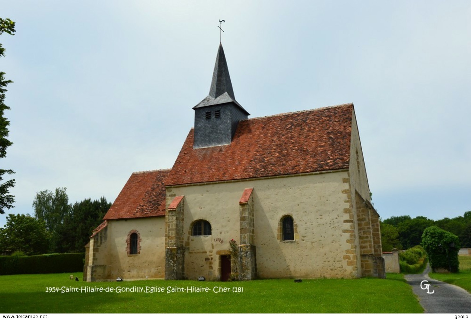 Saint-Hilaire-de-Gondilly (18)- Eglise Saint-Hilaire (Edition à Tirage Limité) - Autres & Non Classés