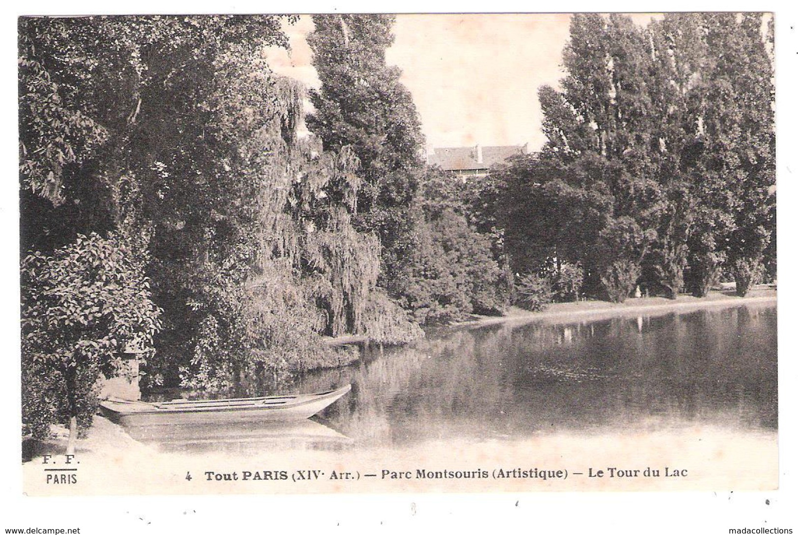 4 - Série Tout Paris - Paris 75014  Parc Montsouris . Le Tour Du Lac - Arrondissement: 14