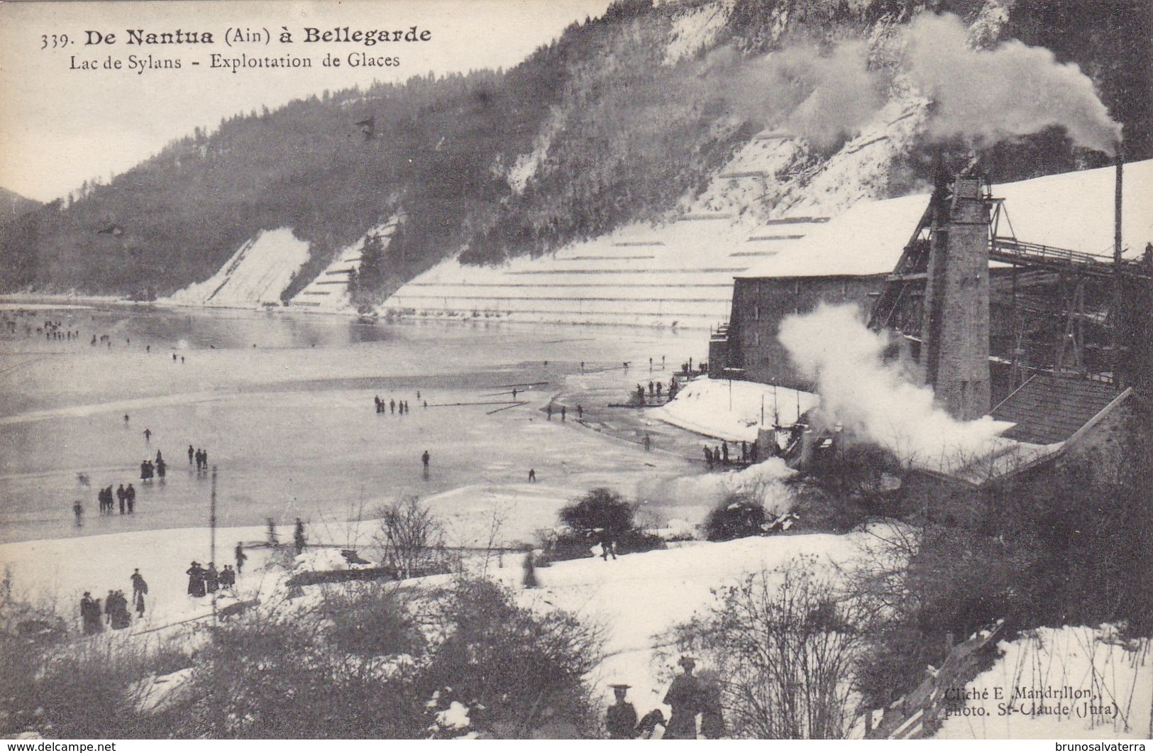 DE NANTUA A BELLEGARDE - Lac De Sylans - Exploitation De Glaces - Unclassified