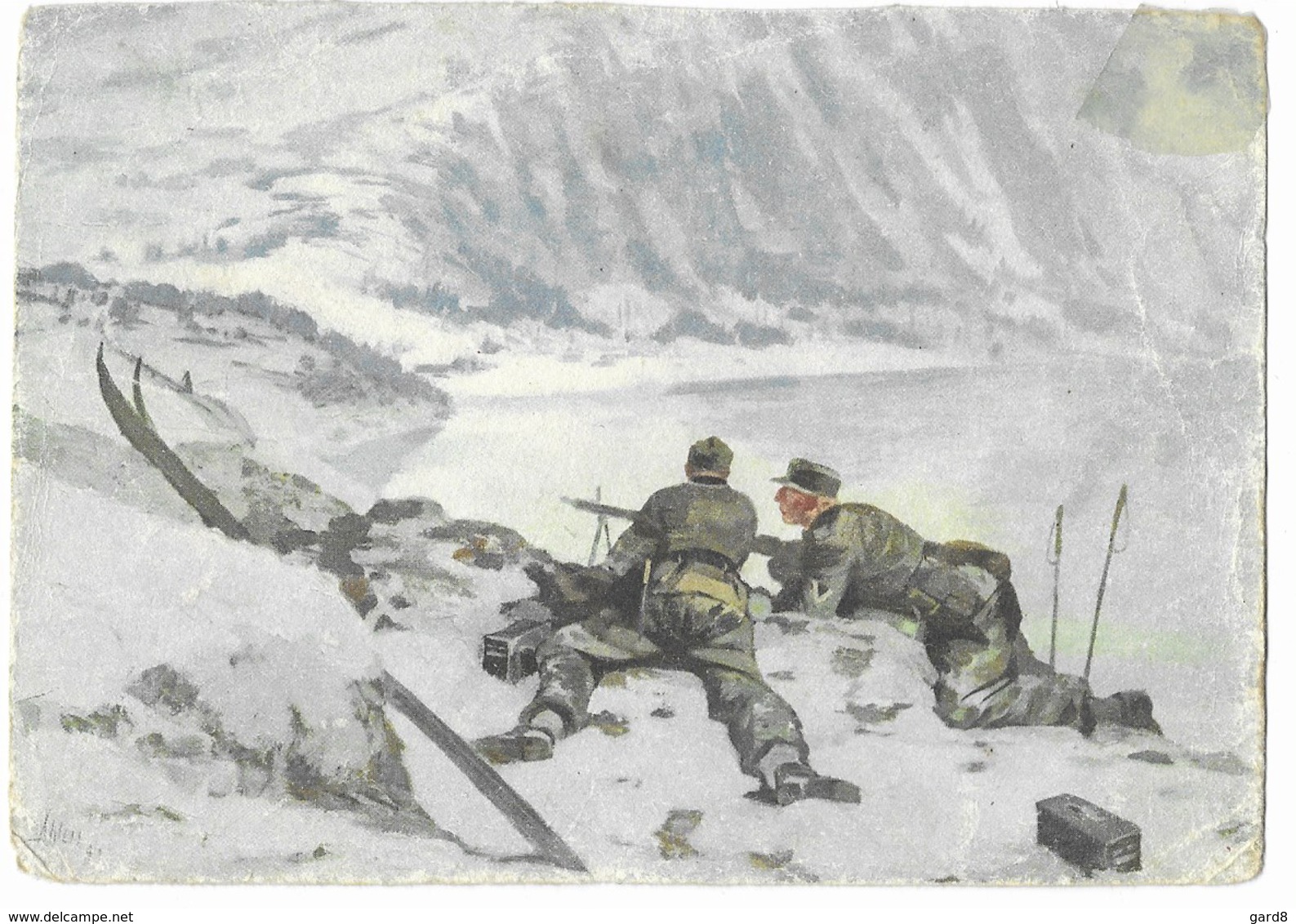 Wehrmacht  - Gebirgsjäger à Narvik   - WWII - Guerra 1939-45