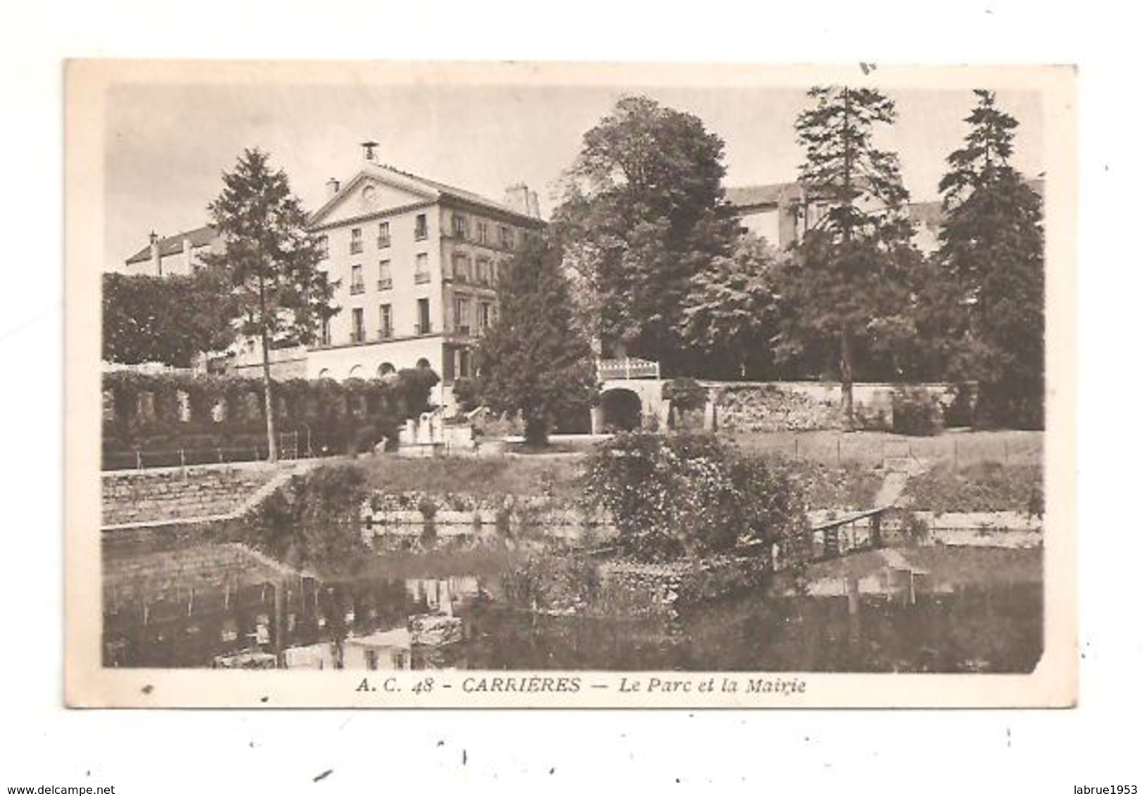 Carrières-Le Parc Et La Mairie-(D.4340) - Carrieres Sous Poissy