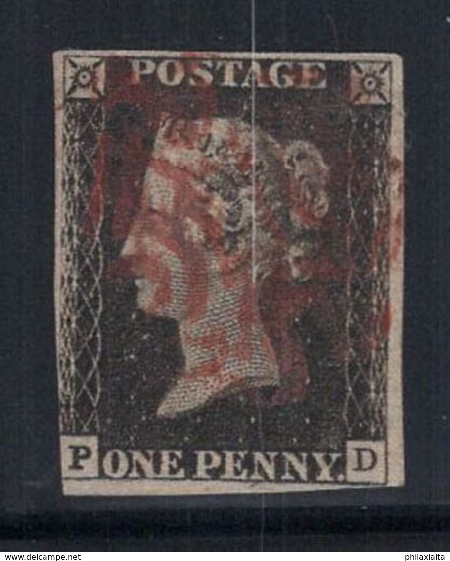 Gran Bretagna 1840 Mi. 1 Usato 80% 1 Penny Black, Regina Vittoria - Used Stamps