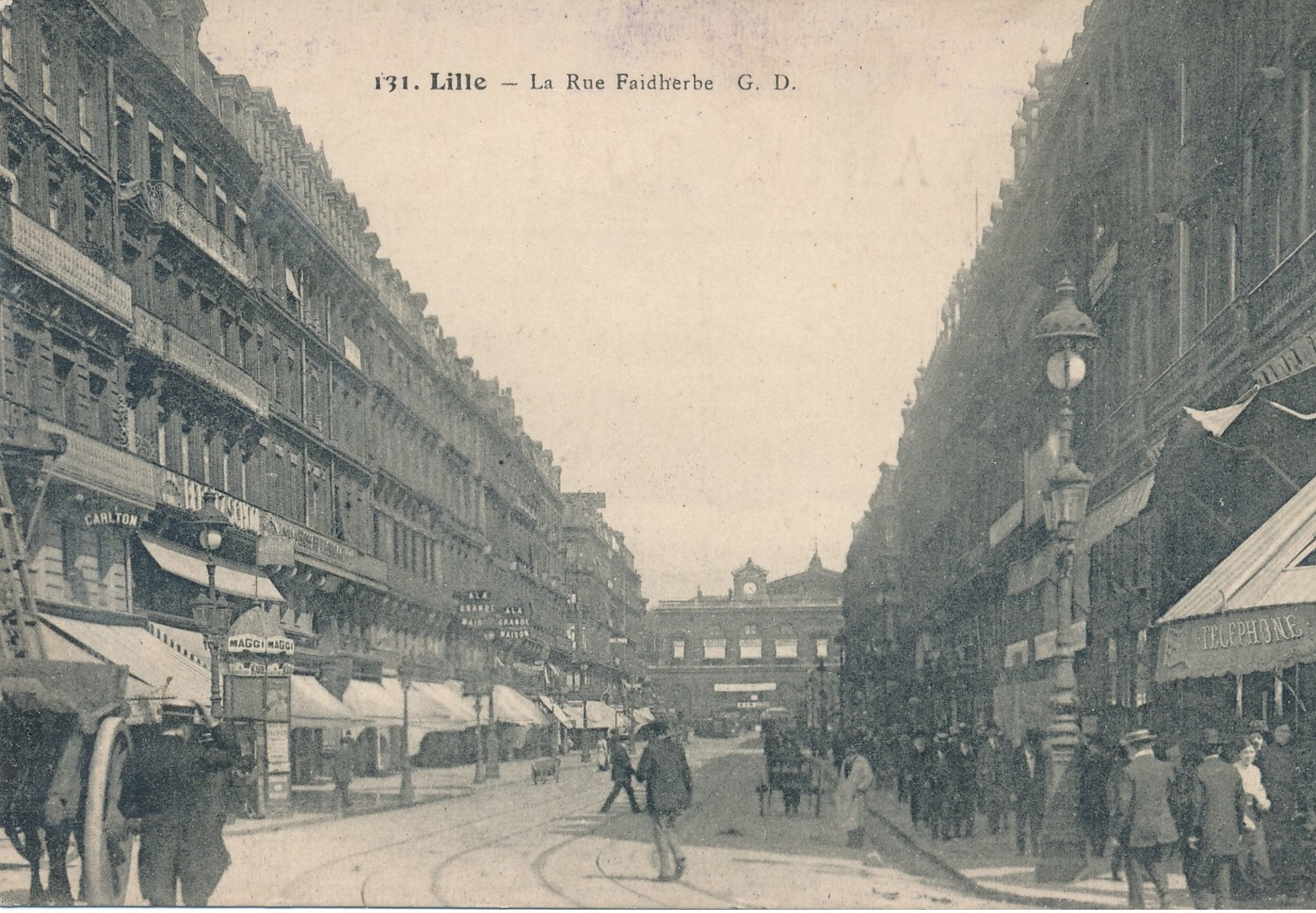 Lille GD 131 La Rue Faidherbe Rare - Lille