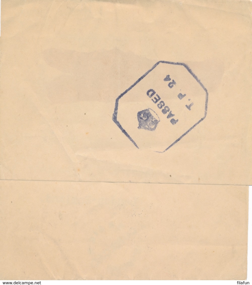 Curacao - 1945 -  2x 1,5 Cent Eilanden Op 2x Censored Wrapper Van Curacao Naar London / UK - Censuurstempel H2 - Grey - Niederländische Antillen, Curaçao, Aruba